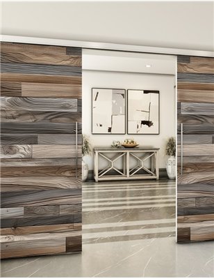 Holzschiebetür Slim-Line - Holzkunst  Model 3033