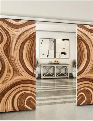 Holzschiebetür Slim-Line - Holzkunst Model 3047