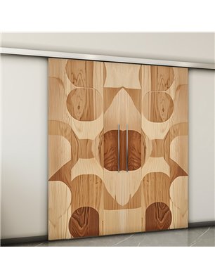 Holzschiebetür Slim-Line - Holzkunst  Model 3051-2