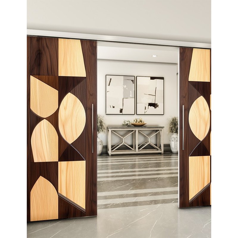 Holzschiebetür Slim-Line - Holzkunst Model 3057 Holzschiebetür Slim-Line - Holzkunst Model 3057