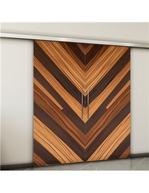 Holzschiebetür Slim-Line - Holzkunst  Model 3058-2