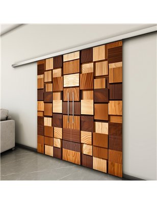 Holzschiebetür Slim-Line - Holzkunst  Model 3061-3