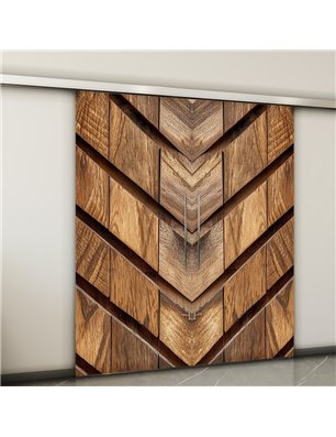 Holzschiebetür Slim-Line - Holzkunst  Model 3067-2