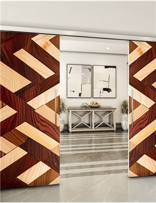 Holzschiebetür Slim-Line - Holzkunst  Model 3068