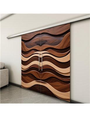 Holzschiebetür Slim-Line - Holzkunst  Model 3072-3