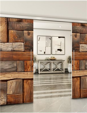 Holzschiebetür Slim-Line - Holzkunst  Model 3073
