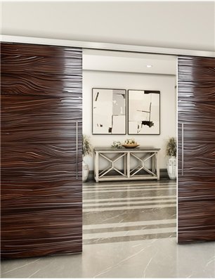 Holzschiebetür Slim-Line - Holzkunst  Model 3091