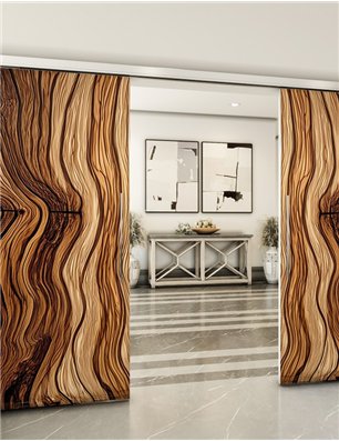 Holzschiebetür Slim-Line - Holzkunst  Model 3092
