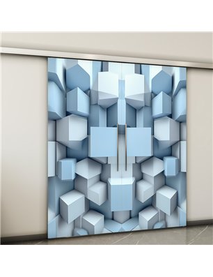 Holzschiebetür Slim-Line - Geometrie  Model 3009-2