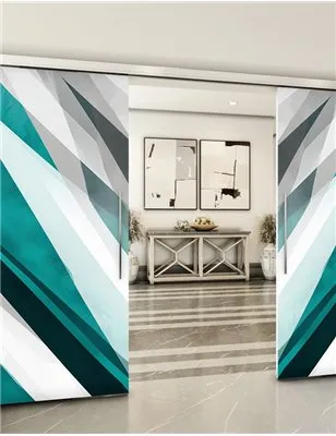 Holzschiebetür Slim-Line - Geometrie Model 3034