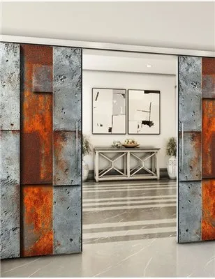 Holzschiebetür Slim-Line - Industrie Model 3010