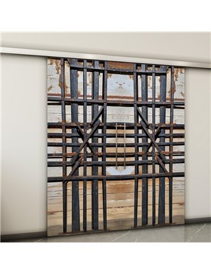 Holzschiebetür Slim-Line - Industrie  Model 3018-2
