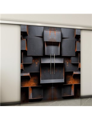 Holzschiebetür Slim-Line - Industrie  Model 3020-2