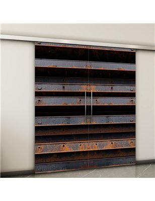 Holzschiebetür Slim-Line - Industrie  Model 3027-2