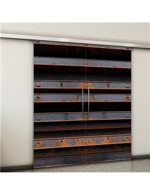 Holzschiebetür Slim-Line - Industrie  Model 3027-2