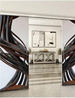 Holzschiebetür Slim-Line - Industrie Model 3031