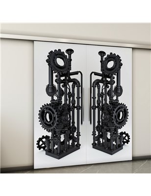 Holzschiebetür Slim-Line - Industrie  Model 3032-2