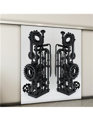 Holzschiebetür Slim-Line - Industrie  Model 3032-2