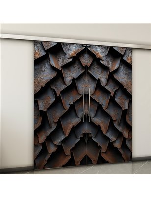 Holzschiebetür Slim-Line - Industrie  Model 3043-2