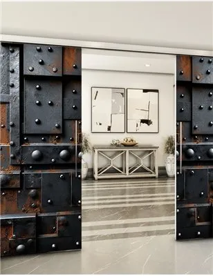 Holzschiebetür Slim-Line - Industrie Model 3047