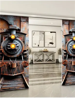 Holzschiebetür Slim-Line - Vintage Model 3021