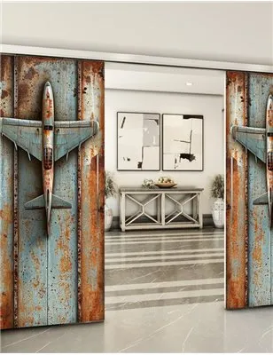 Holzschiebetür Slim-Line - Vintage Model 3029