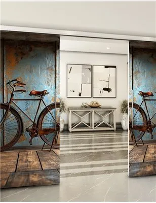 Holzschiebetür Slim-Line - Vintage Model 3035