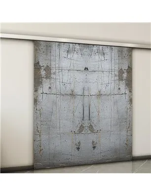 Holzschiebetür Slim-Line - Beton und Stein Model 3045-2