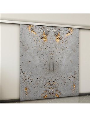 Holzschiebetür Slim-Line - Beton und Stein  Model 3048-2