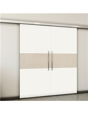 Holzschiebetür Slim-Line - Design-Linien  Model 3018-2