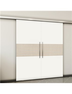 Holzschiebetür Slim-Line - Design-Linien  Model 3018-2