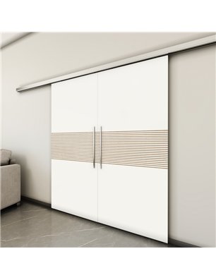 Holzschiebetür Slim-Line - Design-Linien  Model 3018-3