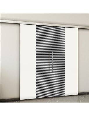 Holzschiebetür Slim-Line - Design-Linien  Model 3021-2