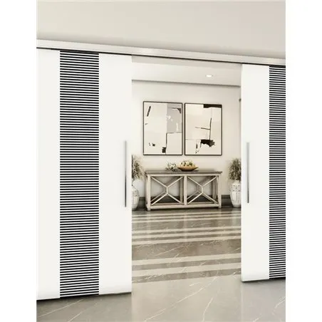 Holzschiebetür Slim-Line - Design-Linien Model 3025