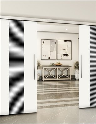 Holzschiebetür Slim-Line - Design-Linien  Model 3025