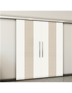 Holzschiebetür Slim-Line - Design-Linien  Model 3026-2