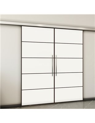 Holzschiebetür Slim-Line - Design-Linien  Model 3040-2