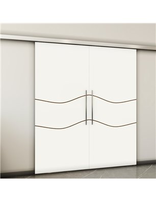 Holzschiebetür Slim-Line - Design-Linien  Model 3059-2