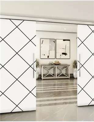 Holzschiebetür Slim-Line - Design-Linien Model 3069