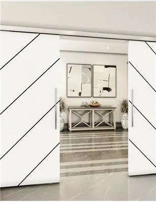 Holzschiebetür Slim-Line - Design-Linien Model 3073