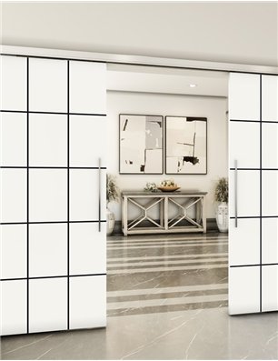 Holzschiebetür Slim-Line - Design-Linien  Model 3077