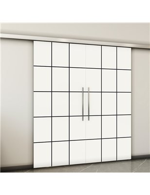 Holzschiebetür Slim-Line - Design-Linien  Model 3077-2