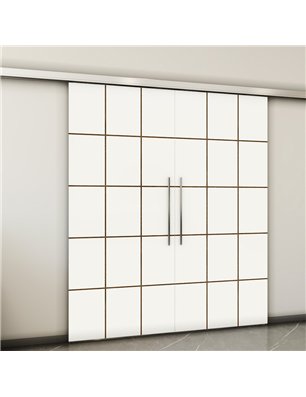 Holzschiebetür Slim-Line - Design-Linien  Model 3079-2