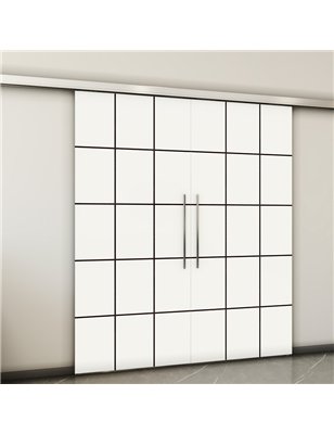 Holzschiebetür Slim-Line - Design-Linien  Model 3080-2