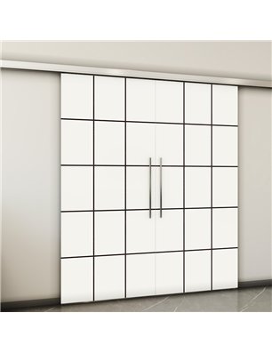 Holzschiebetür Slim-Line - Design-Linien  Model 3080-2