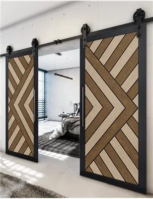 Holzschiebetür Barn-Line - Holz-Mix Model 4009