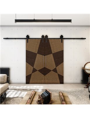 Holzschiebetür Barn-Line - Holz-Mix  Model 4011-2