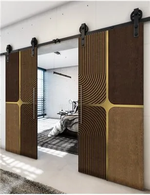 Holzschiebetür Barn-Line - Holz-Mix Model 4017