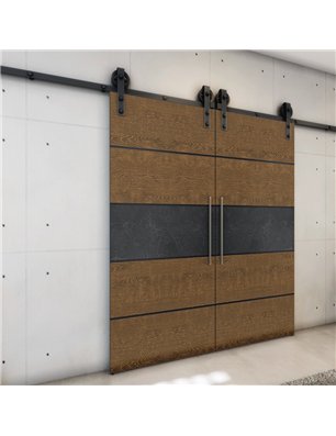 Holzschiebetür Barn-Line - Holz-Mix  Model 4031-3