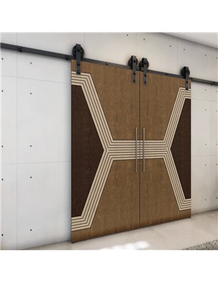 Holzschiebetür Barn-Line - Holz-Mix  Model 4079-3